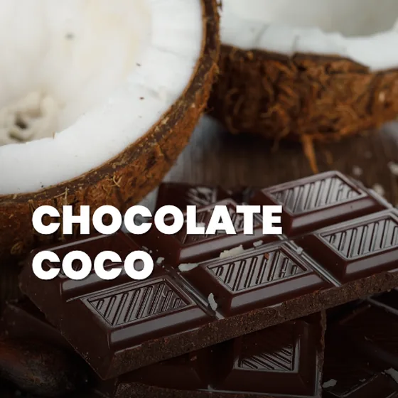 Batido proteico sabor chocolate coco