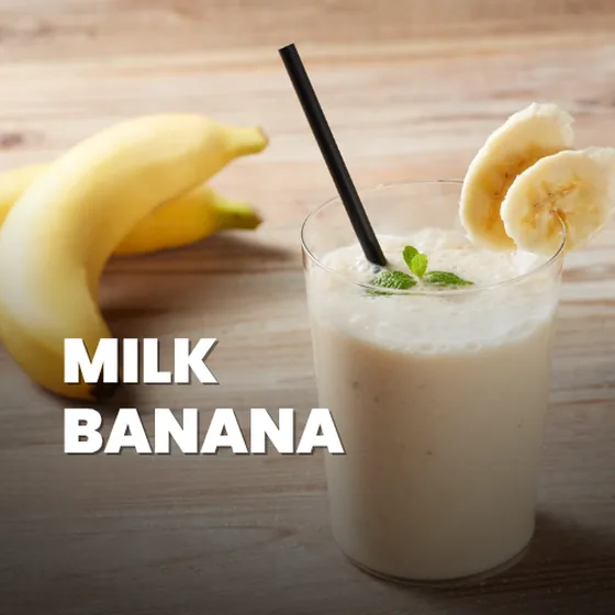 Batido proteico sabor milk banana